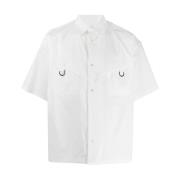 Korte mouw boxy fit shirt Ambush , White , Heren