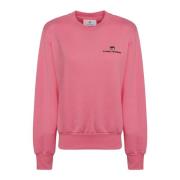 Cotton Sweatshirt With Logo Chiara Ferragni Collection , Pink , Dames