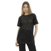 T-Shirts N21 , Black , Dames