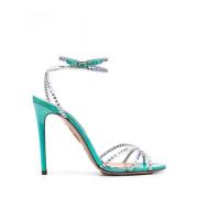 Kristal Danssandalen Aquazzura , Green , Dames