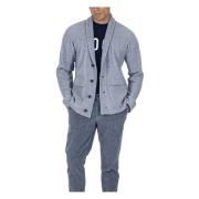 Gebreide Cardigan met Knopen Z Zegna , Gray , Heren