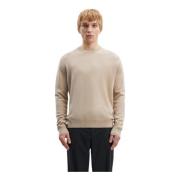 Kasjmier Crew Neck Sweatshirt Samsøe Samsøe , Beige , Heren