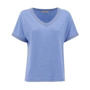 T-Shirts Le Tricot Perugia , Blue , Dames