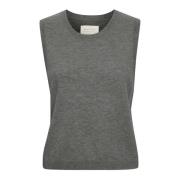 Mouwloze Top Part Two , Gray , Dames