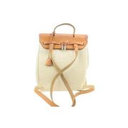 Tweedehands rugzak Hermès Vintage , Beige , Dames