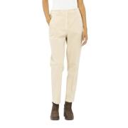 Rechte broek Incotex , Beige , Dames