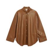 Shirts By Herenne Birger , Brown , Dames