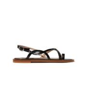 Carol Patent Sandalen Scarosso , Black , Dames