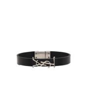 Black Bijoux Belt Saint Laurent , Black , Heren