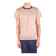 Stijlvolle Heren T-Shirt Daniele Alessandrini , Beige , Heren