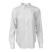 Stijlvolle witte blouse met knoopsluiting 2-Biz , White , Dames