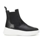 Rebel Chelsea Boots - Zwarte Slip-On Sneakers voor Dames Hogan , Black...