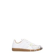 Witte en Lichtgrijze Sneaker Maison Margiela , White , Dames