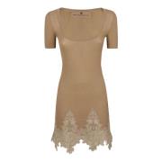 Short Dresses Ermanno Scervino , Beige , Dames