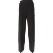 Zwarte Broek, Stijlvol Model Liviana Conti , Black , Dames