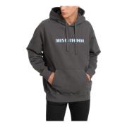 Gepatroneerde Logo Zak Tech Hoodie Deus Ex Machina , Gray , Heren