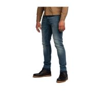 Blauwe Slim-Fit Denim Jeans Ptr205406-Rbi PME Legend , Blue , Heren