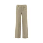 Straight Leg Chino`s voor Vrouwen Aspesi , Green , Dames