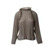 Pre-owned Polyester tops Chloé Pre-owned , Beige , Dames