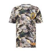 Oversize Camo Logo T-Shirt Heron Preston , Green , Heren