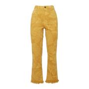 Stijlvolle Crop Jeans La DoubleJ , Yellow , Dames