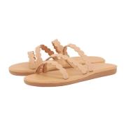 Natuurlijke Slide Sandalen Ancient Greek Sandals , Beige , Dames