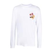 Tops met lange mouwen Blue Sky Inn , White , Heren