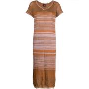 Maxi Jurk Vitelli , Brown , Dames