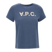 T-Shirts A.p.c. , Blue , Dames