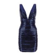 Blauwe pailletten mini -jurk Alexandre Vauthier , Blue , Dames