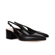 Leren Pumps Sergio Rossi , Black , Dames