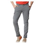 Slim Fit Cargo Broek met Unieke Chile Stijl Mason's , Gray , Heren