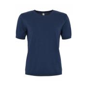 Zachte & Stijlvolle T-shirt Skovhuus , Blue , Dames