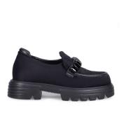 Moderne stadsstijl mocassin Jeannot , Black , Dames