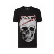 Zwart Platinum Cut T-shirt Philipp Plein , Black , Heren