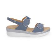 Flat Sandals Cinzia Soft , Blue , Dames