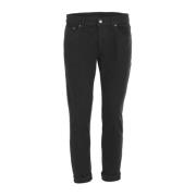 Slim-fit Jeans Upgrade Stijlvolle Collectie Dondup , Black , Heren