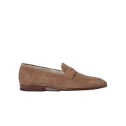 Handgemaakte Marzio Sleeping Loafers voor Mannen Scarosso , Brown , He...