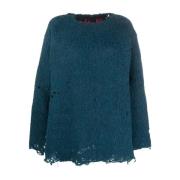 Round-neck Knitwear Vitelli , Blue , Dames