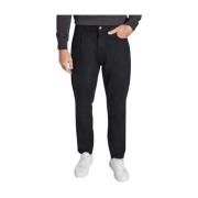 Trousers Olow Paris , Black , Heren