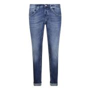 Moderne Slim-fit Jeans Dondup , Blue , Heren