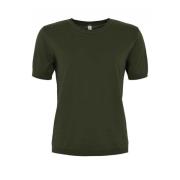 Zachte T-shirt in diverse kleuren Skovhuus , Green , Dames