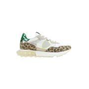 Lage Dames Animal Print Sneakers - Maat 37, Beige Philippe Model , Whi...