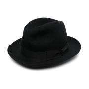 Borsalino hoeden zwart Borsalino , Black , Heren