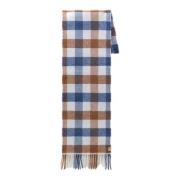 Buffalo Check Wollen Sjaal voor Heren Woolrich , Multicolor , Heren