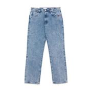 Klassieke Denim Jeans Amish , Blue , Heren