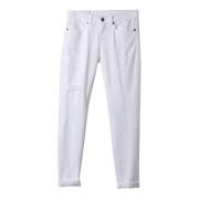 Stretchy Denim Slim-fit Jeans Dondup , White , Dames