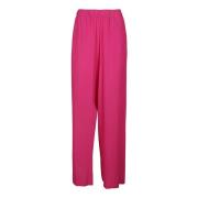 Wide Trousers Federica Tosi , Pink , Dames