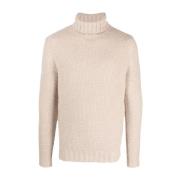 Beige Turtleneck Sweater M130 Aspesi , Beige , Heren