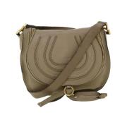 Pre-owned Leather shoulder-bags Chloé Pre-owned , Gray , Dames